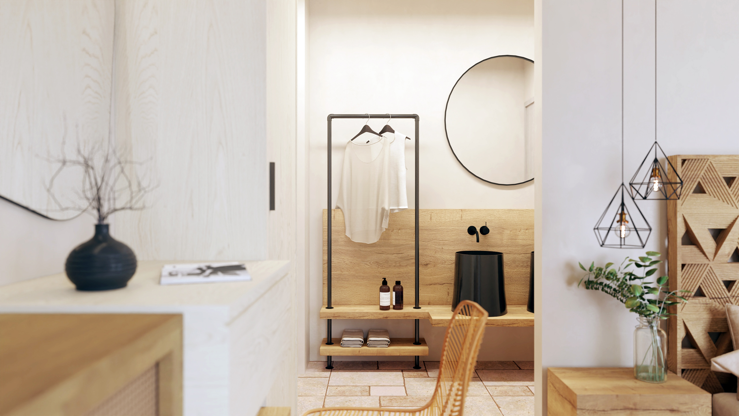 villa in rethymno crete island architecture minimal