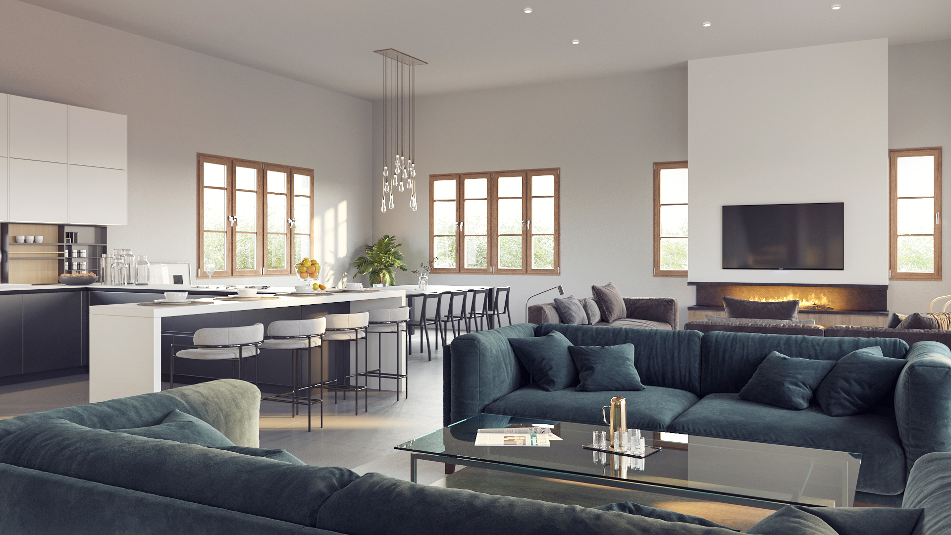 kitchen design dining room minimal interior