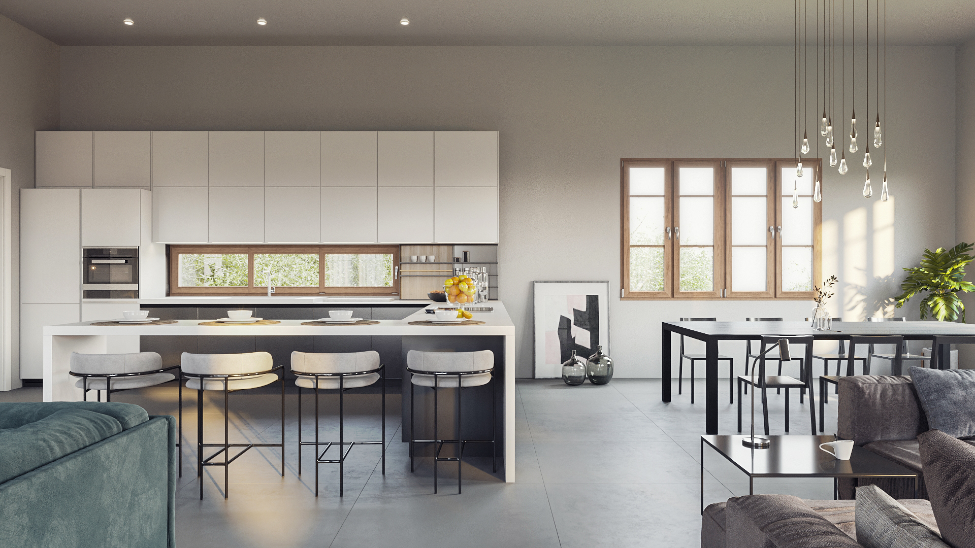kitchen design dining room minimal interior