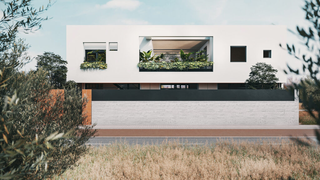 private residence in patras greece color greece design architectural visualization