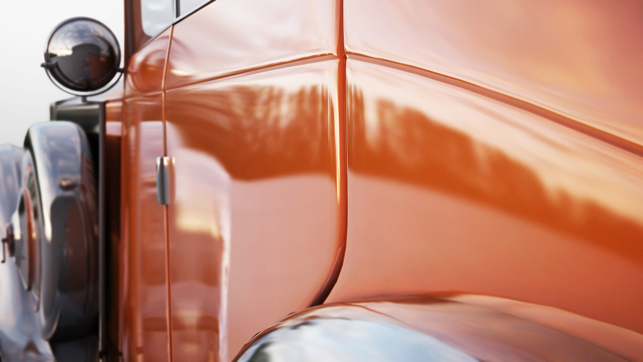 rolls royce phantom ii detail side view