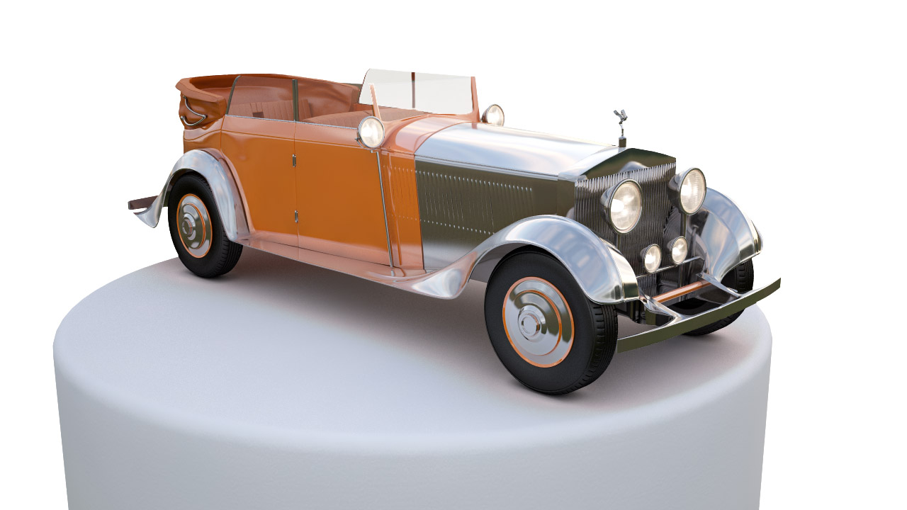 rolls royce phantom 2 3d model