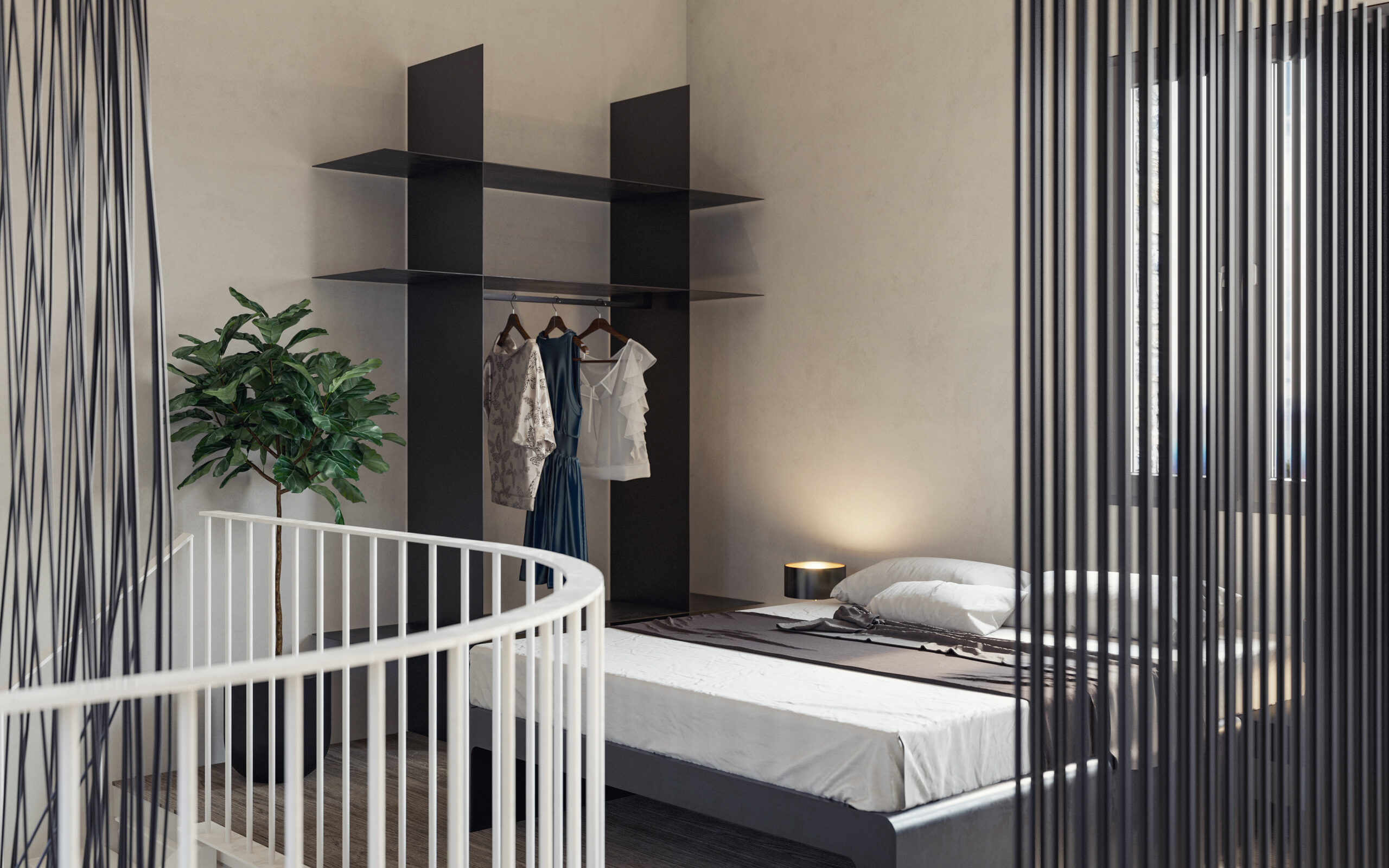 villa in gatzea interior design dark furniture minimal